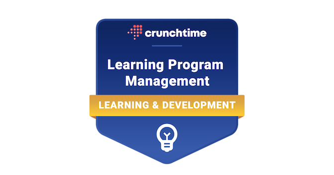 Learning Program Management - Credly