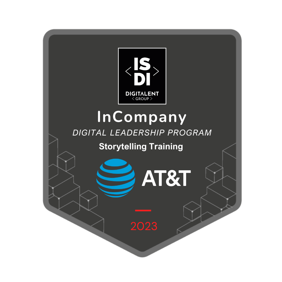 ISDI | AT&T - DIGITAL LEADERSHIP PROGRAM - Storytelling Training