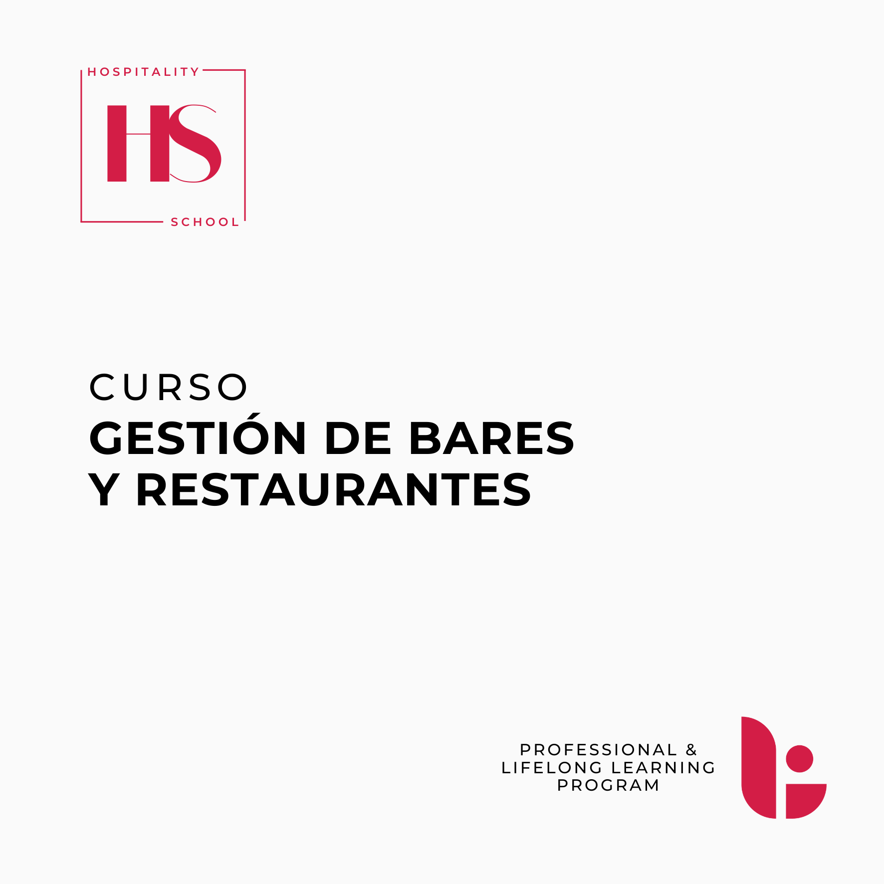 Curso Gestión de Bares y Restaurantes