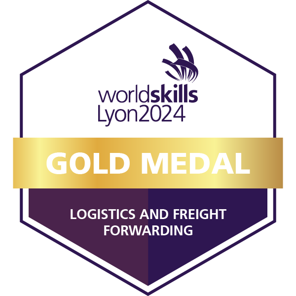 WorldSkills Lyon 2024 - Gold Medallist - Logistics and Freight Forwarding