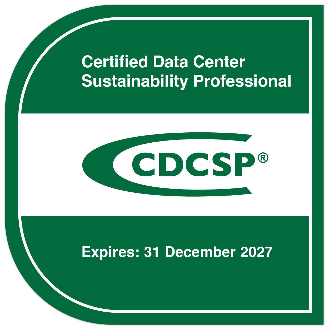 Certified Data Center Sustainability Professional (CDCSP®)