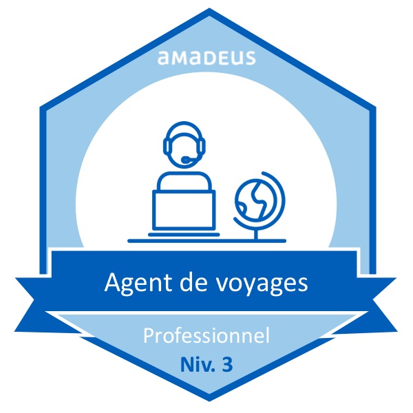 Agent de voyages Amadeus - Professionnel Niveau 3