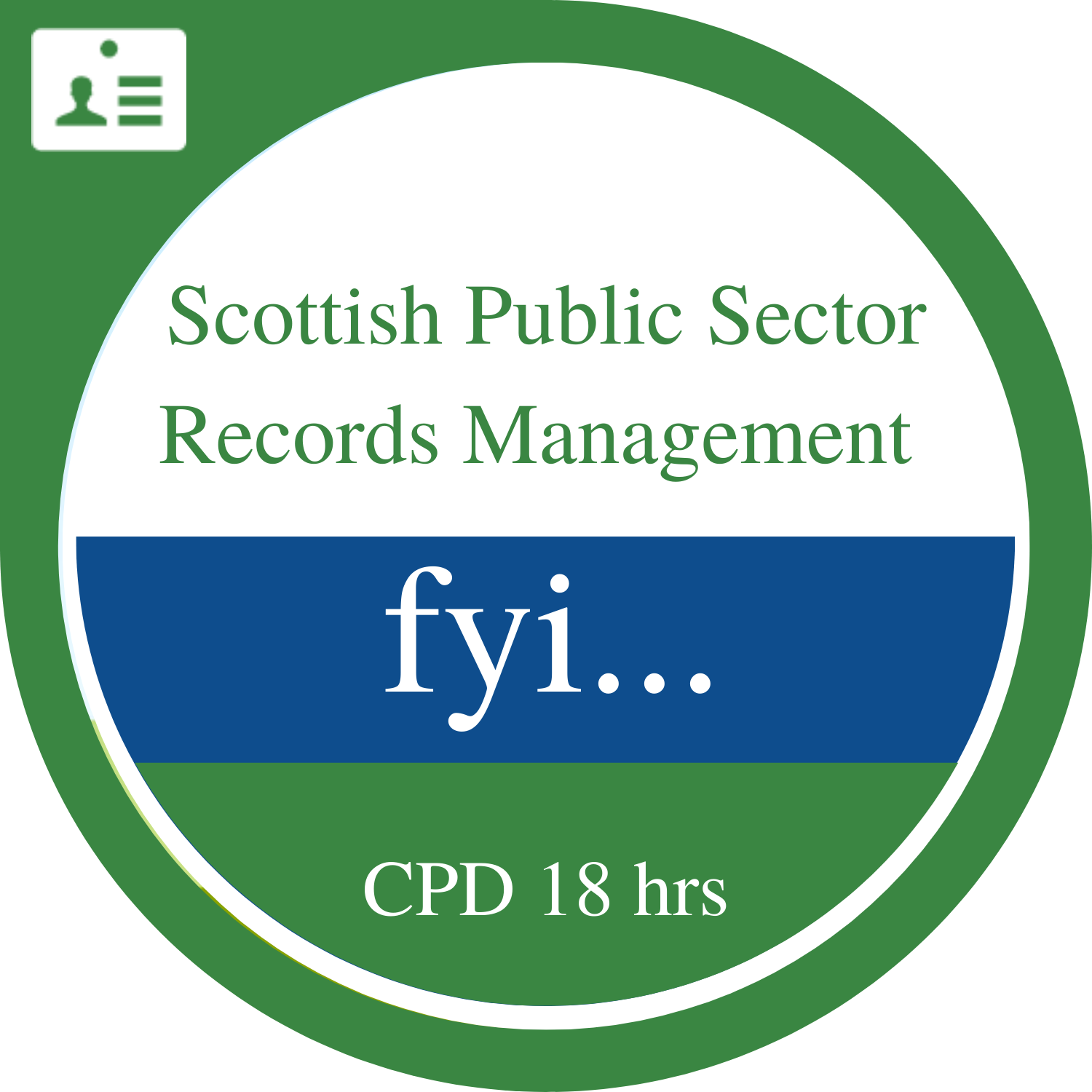 Scottish Public Sector Records Management Credly