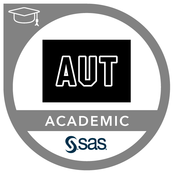 SAS - Auckland University of Technology Academic Specialisation in Advanced Analytics