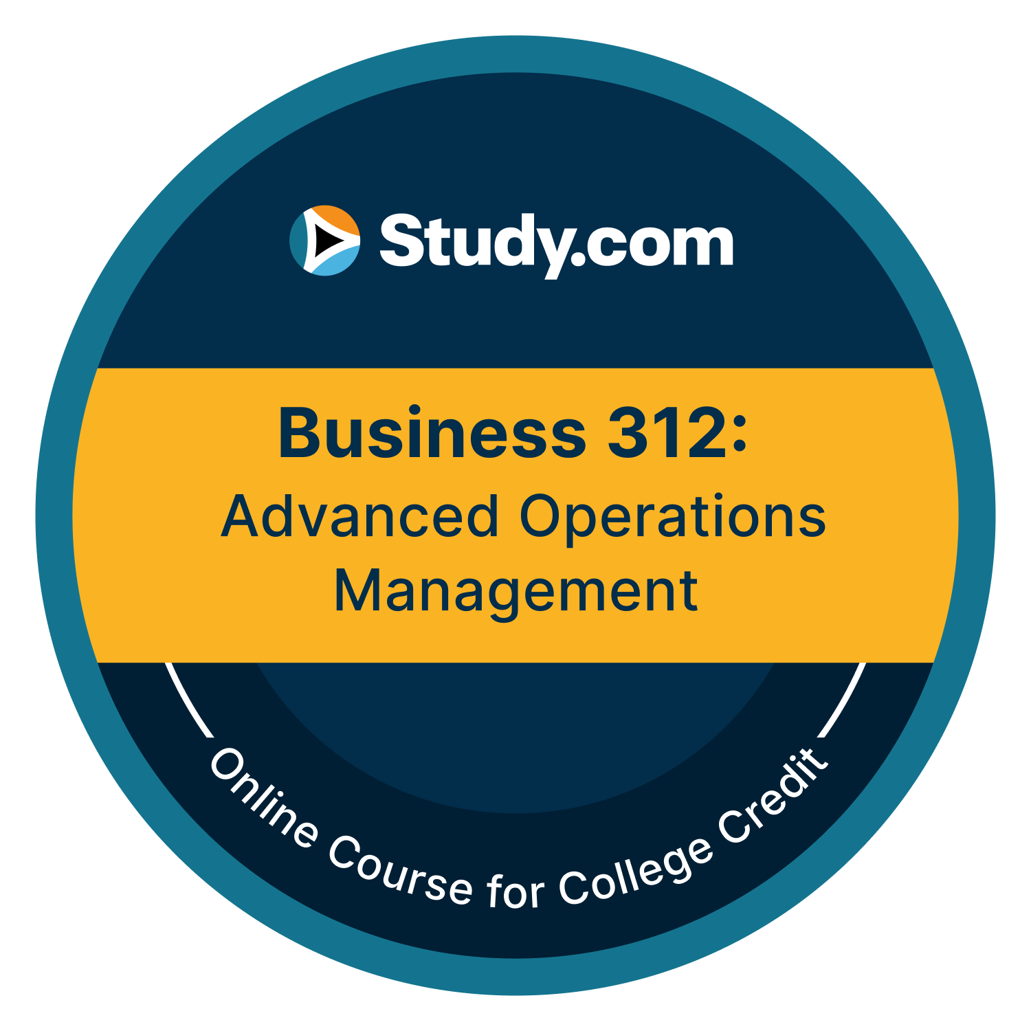 Business 312: Advanced Operations Management (v.3) - Credly