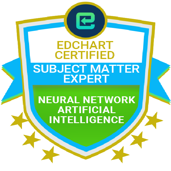 Edchart Certified Neural Network Artificial Intelligence Subject Matter Expert