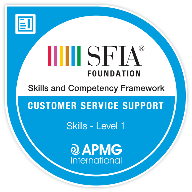 SFIA - Skills - Customer service support (CSMG) - Level 1
