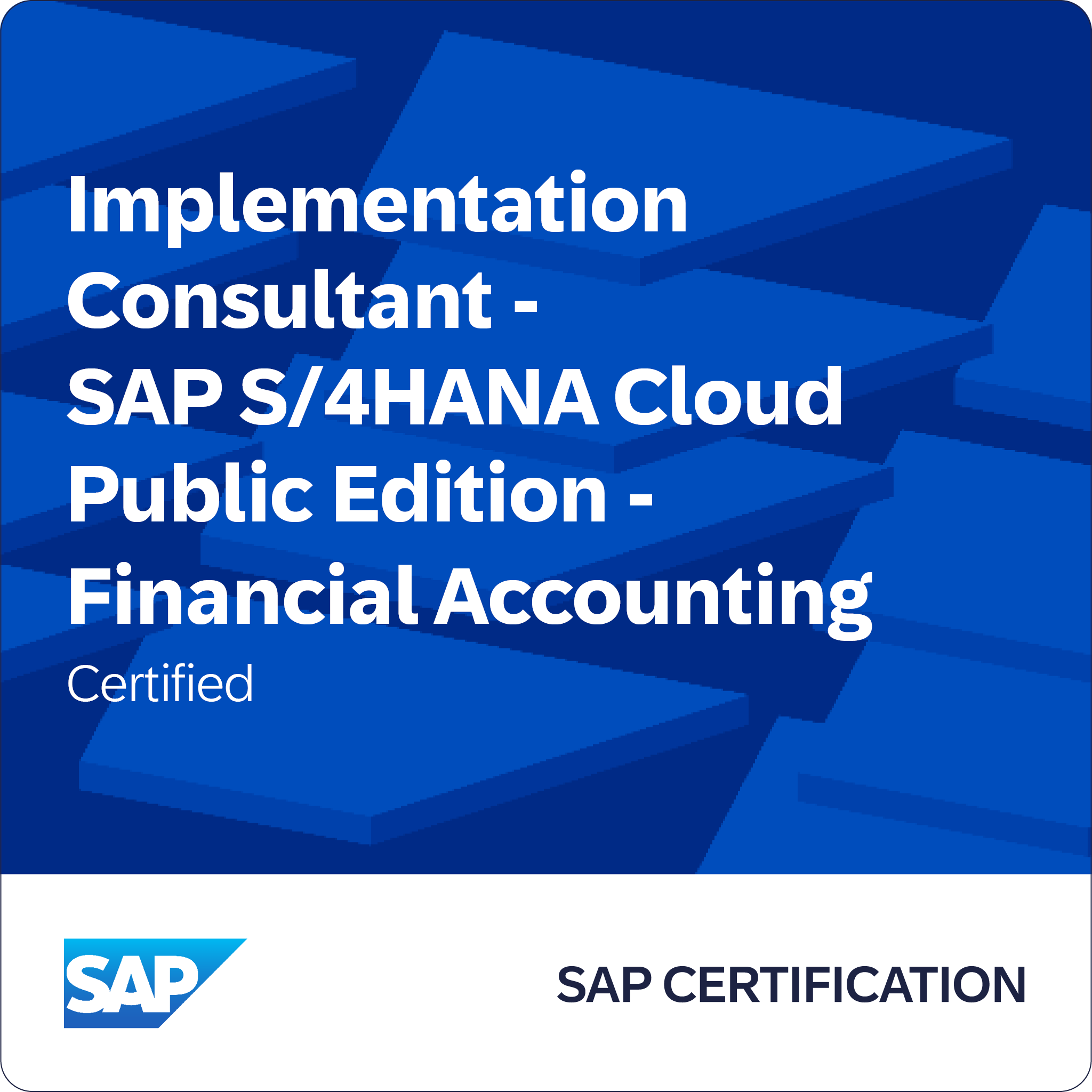 SAP Certified - Implementation Consultant - SAP S/4HANA Cloud
