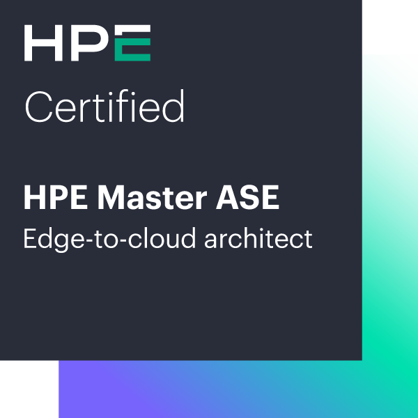 HPE Master ASE - Edge-to-cloud architect
