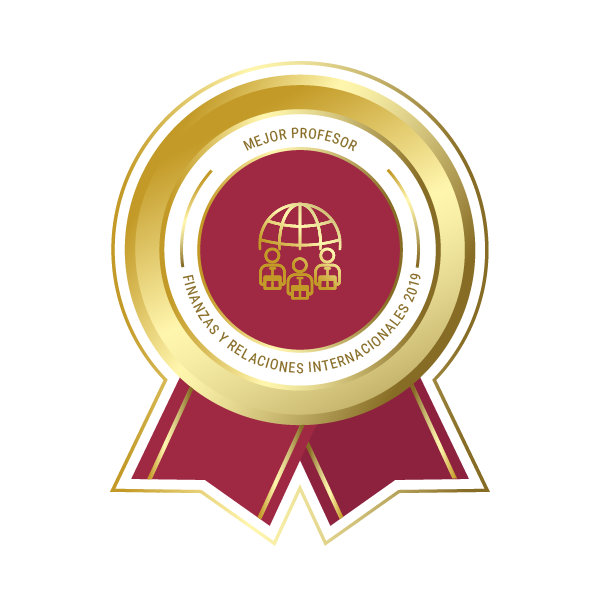 Mejor profesor Finanzas y Relaciones Internacionales 2019