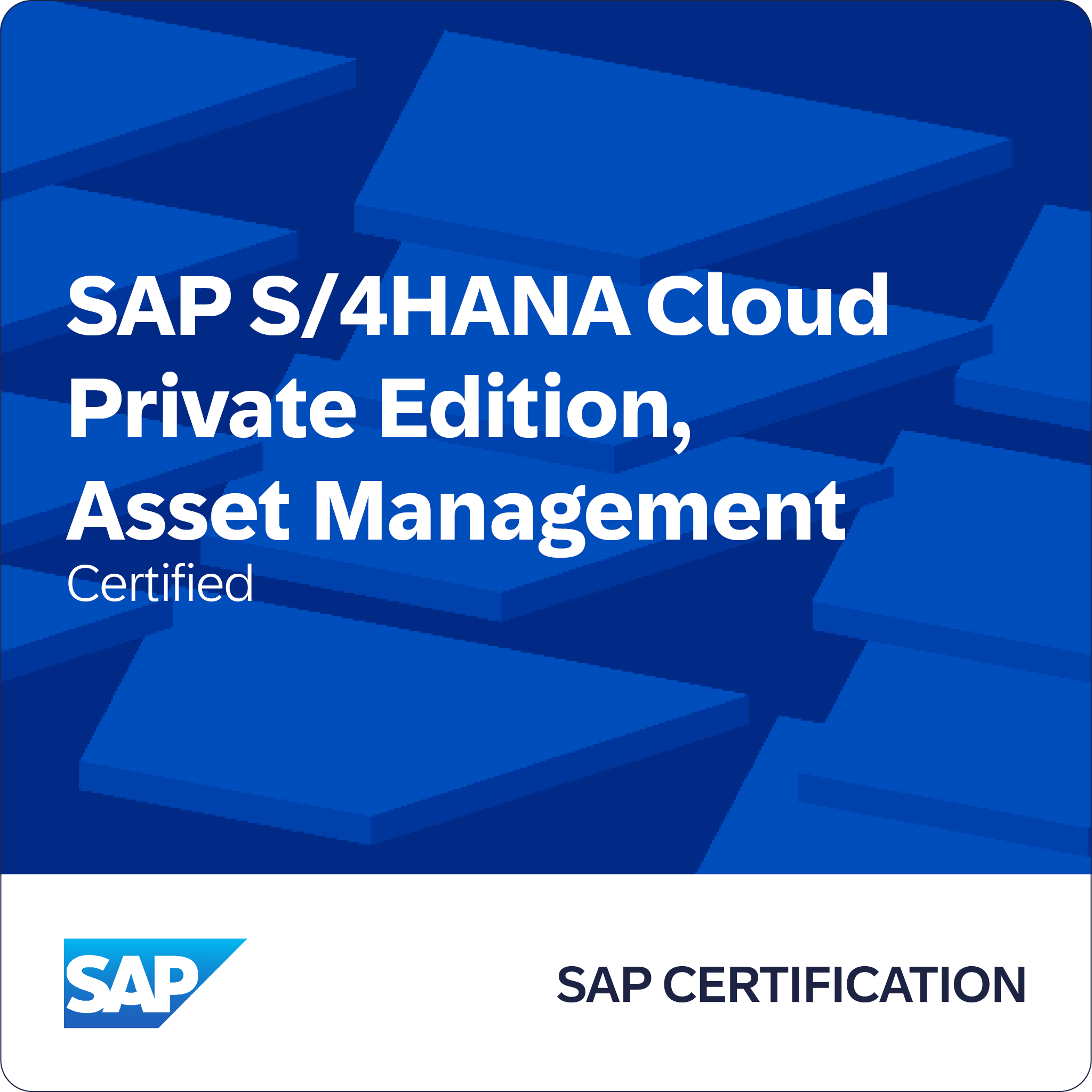 SAP Certified - SAP S/4HANA Cloud Private Edition - Asset Management