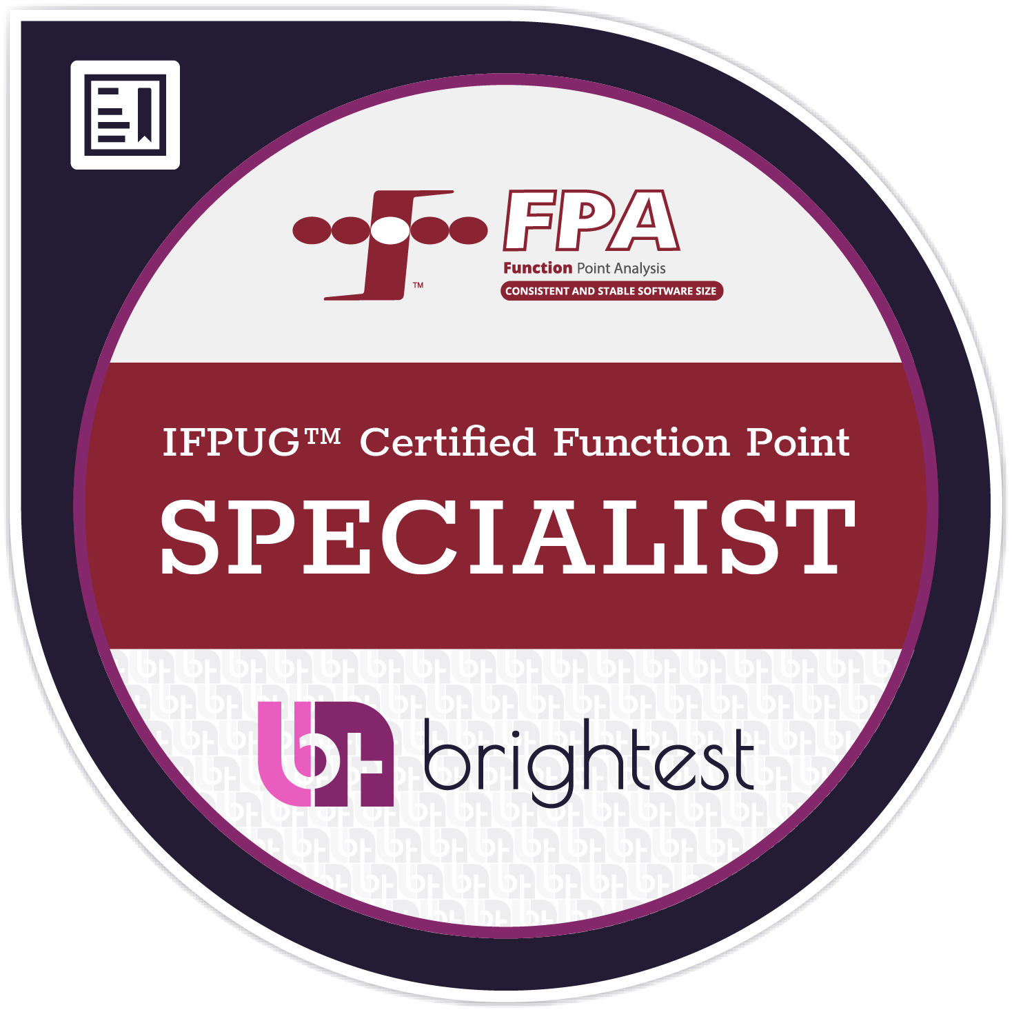 IFPUG™ Certified Function Point Specialist (CFPS)