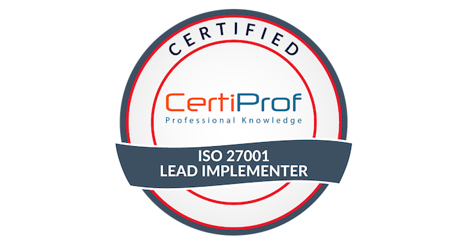 ISO 27001 Certified Lead Implementer - I27001CLI - Credly