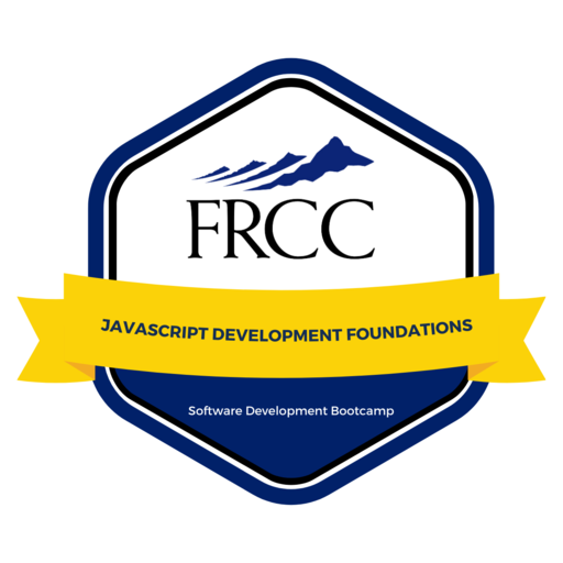 JavaScript Development Foundations - FRCC - Credly