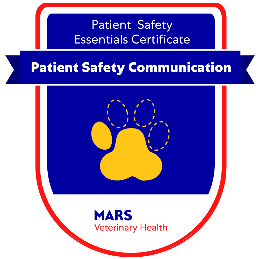 Patient Safety Essentials Certificate - Patient Safety Communication