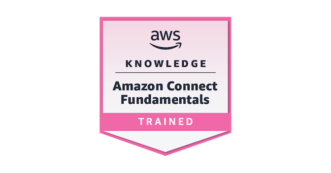 AWS Knowledge: Amazon Connect Fundamentals - Training Badge badge