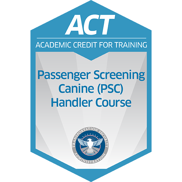 Passenger Screening Canine Handler