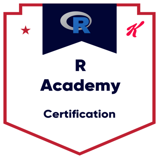 R Academy Certification - Credly