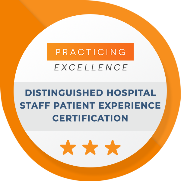 Distinguished Hospital Staff Patient Experience Certification