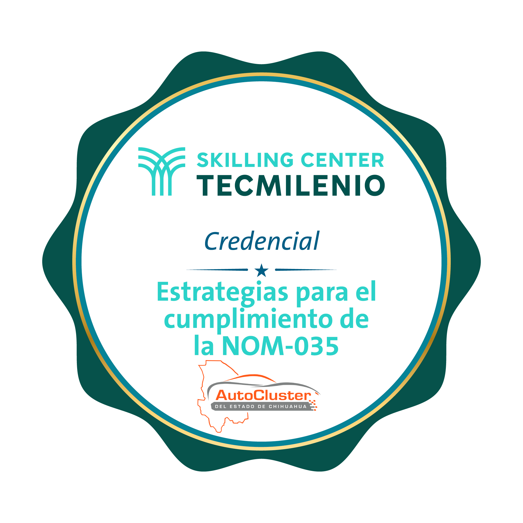 -Credencial Estrategias para el cumplimiento de la NOM-035