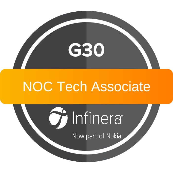 Infinera Certified NOC Technician Associate - GX G30 Series