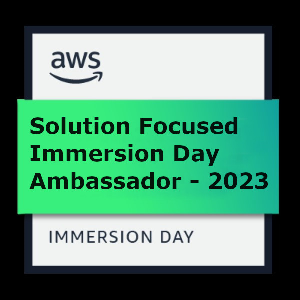 Solution Focused Immersion Day Ambassador - 2023