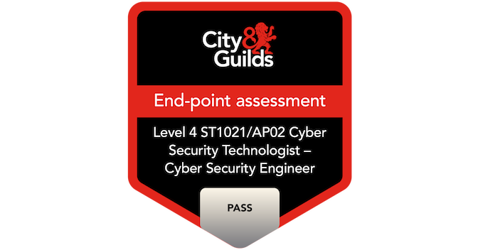 Cyber Security Technologist – Cyber Security Engineer 9661-12 Pass - Credly
