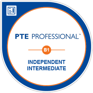 PTE Professional English Proficiency - Independent Intermediate