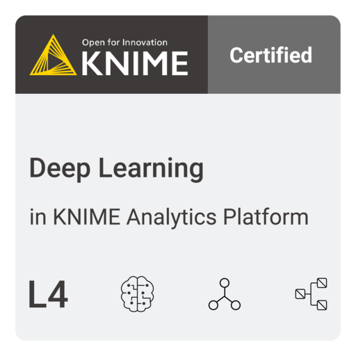 Deep Learning in KNIME Analytics Platform - Credly