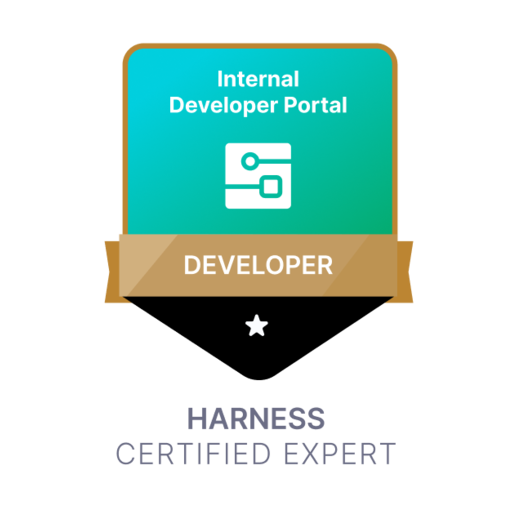Harness Certified Internal Developer Portal Developer - Credly