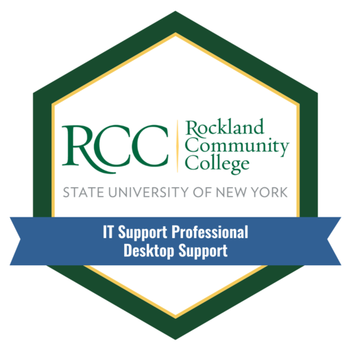 IT Support Professional Desktop Support Credly