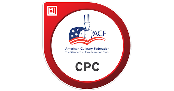 ACF Certified Pastry Culinarian® (CPC®) - Credly