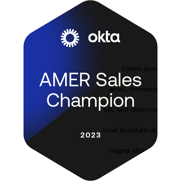 AMER Sales Champion of the Year