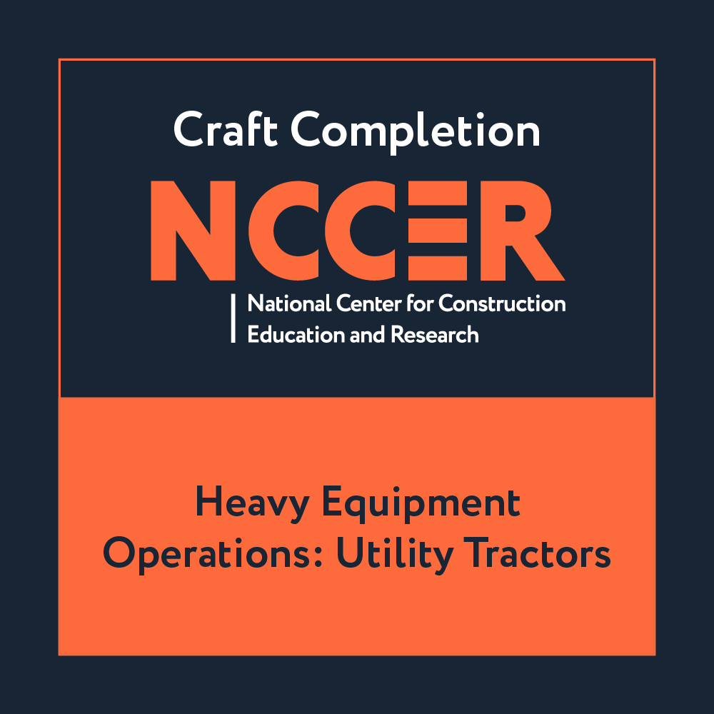 NCCER Heavy Equipment Operations: Utility Tractors