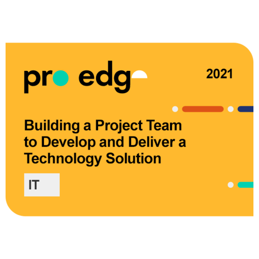Building a Project Team to Develop and Deliver a Technology Solution ...