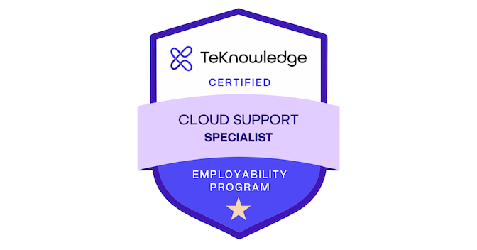Cloud Support Specialist Program - Credly