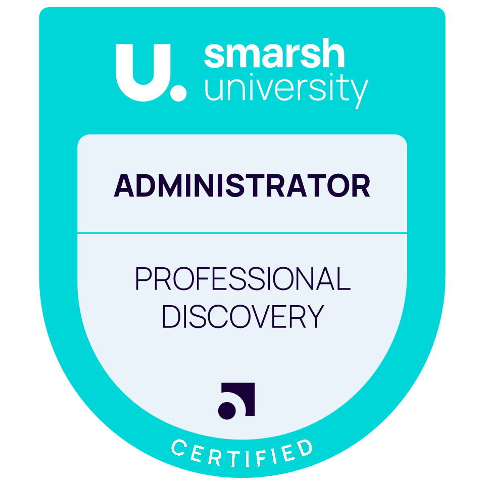Smarsh Certified Professional Archive Discovery Administrator