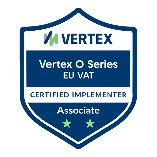 Vertex O Series for EU Value Added Tax Associate Implementer