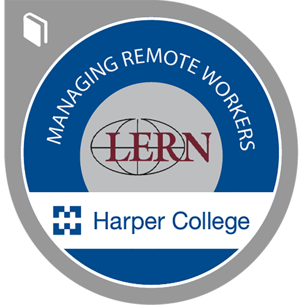 Managing Remote Workers Digital Badge