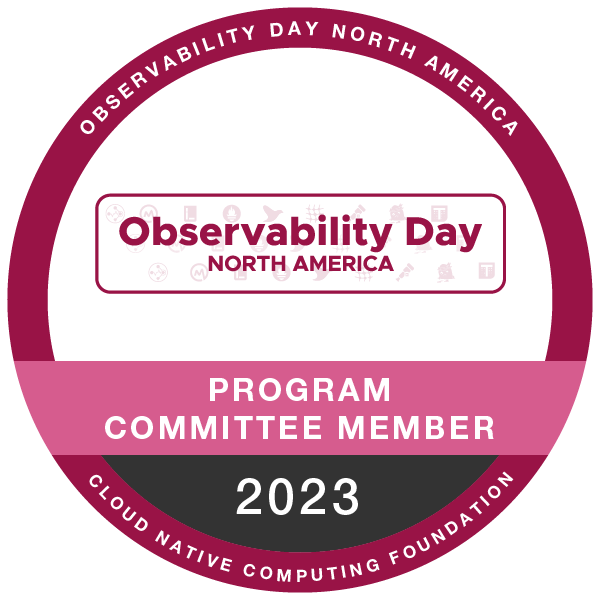 Observability Day North America 2023 Program Committee Member Badge badge