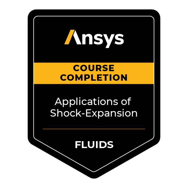 Ansys Course Completion: Applications of Shock-Expansion