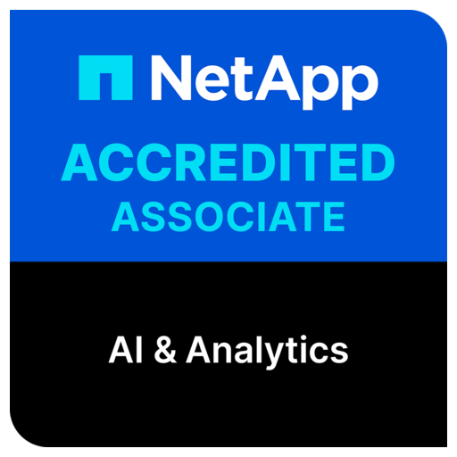 NetApp Accredited AI & Analytics Associate - Credly