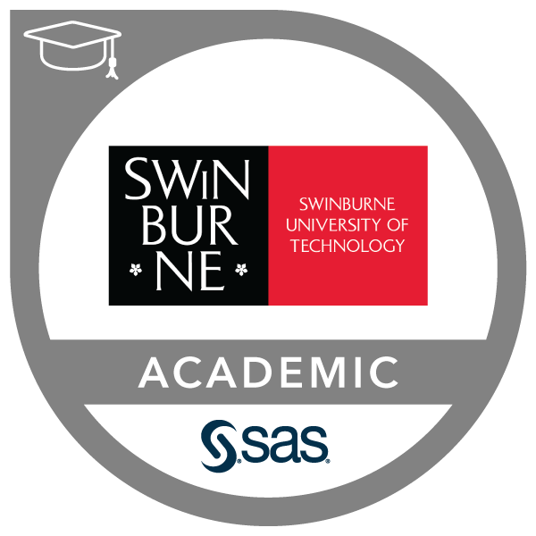 SAS – Swinburne University of Technology Academic Specialisation in Introductory Analytics