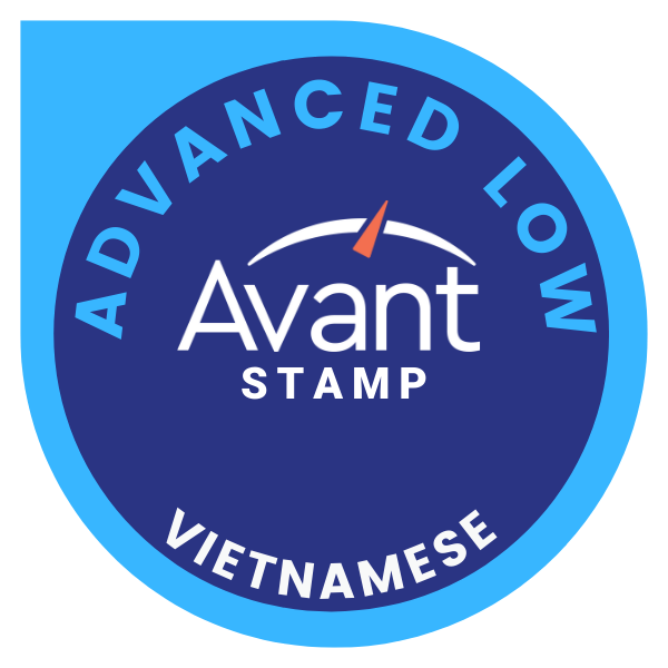 Avant Vietnamese Proficiency Test in Speaking and Writing: Advanced/Low(v.1)