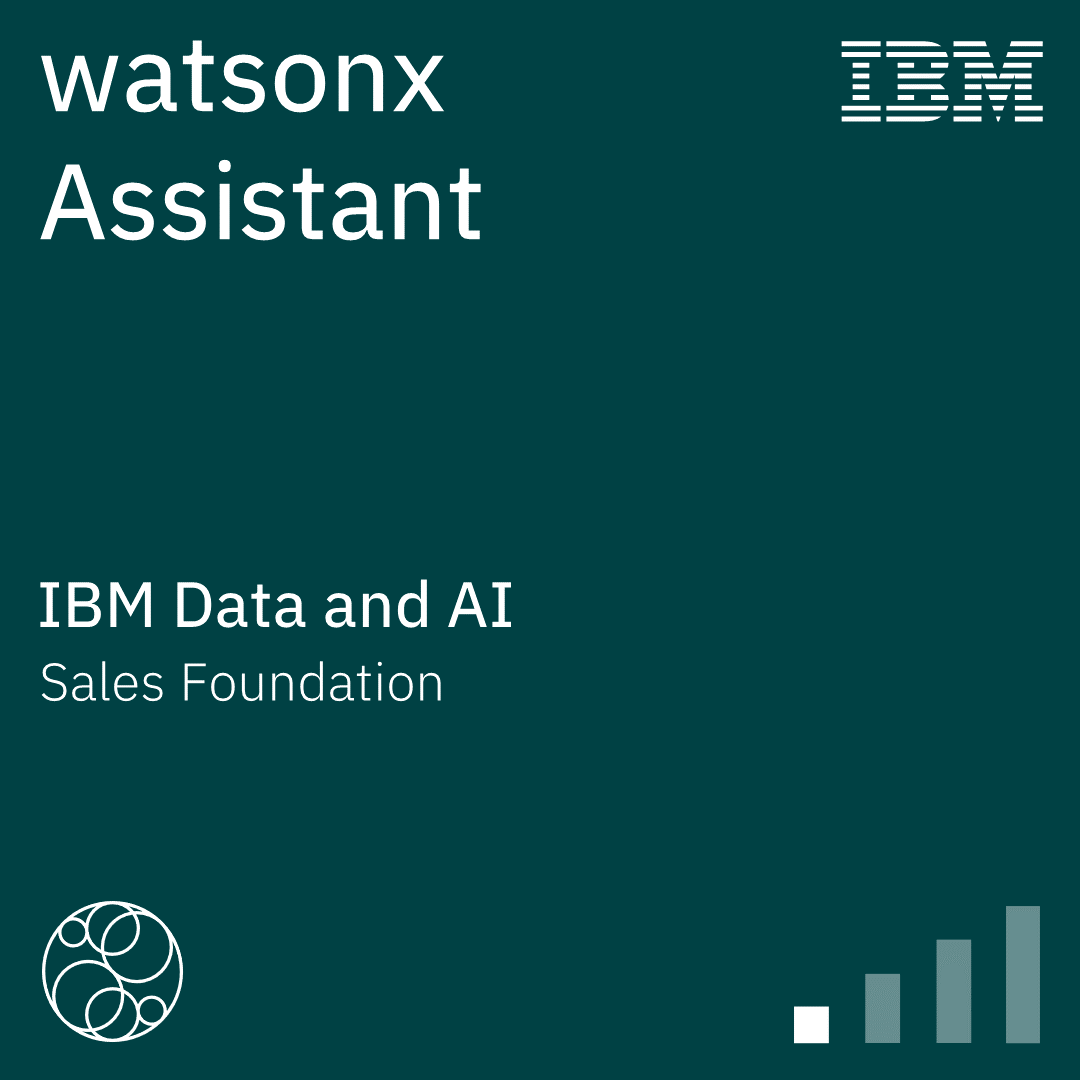 watsonx Assistant Sales Foundation