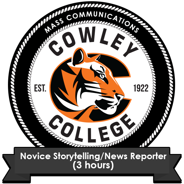 Mass Communications - Novice Storytelling/News Reporter (3 hours)