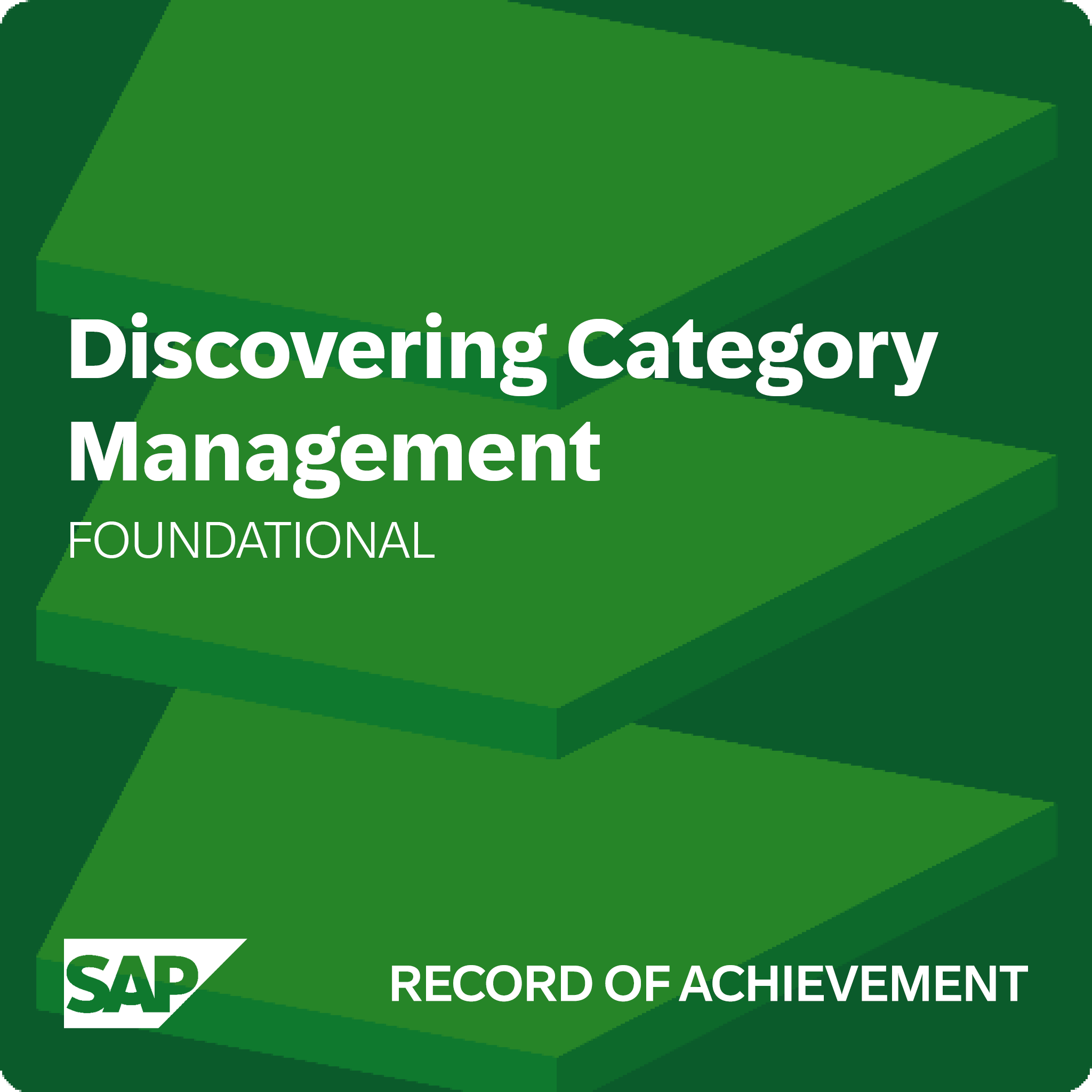 Discovering Category Management - Record of Achievement