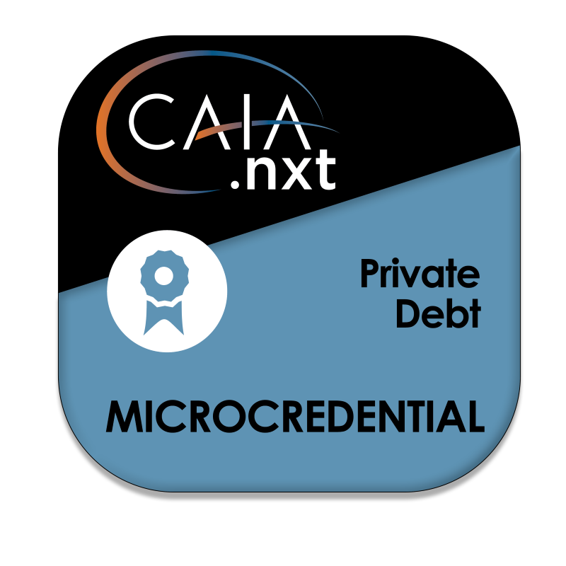 CAIA.nxt™ Private Debt Microcredential