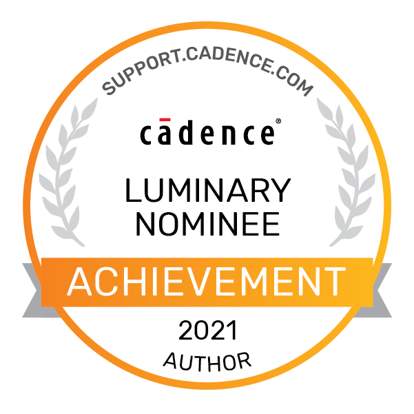 support.cadence.com Luminary Nominee