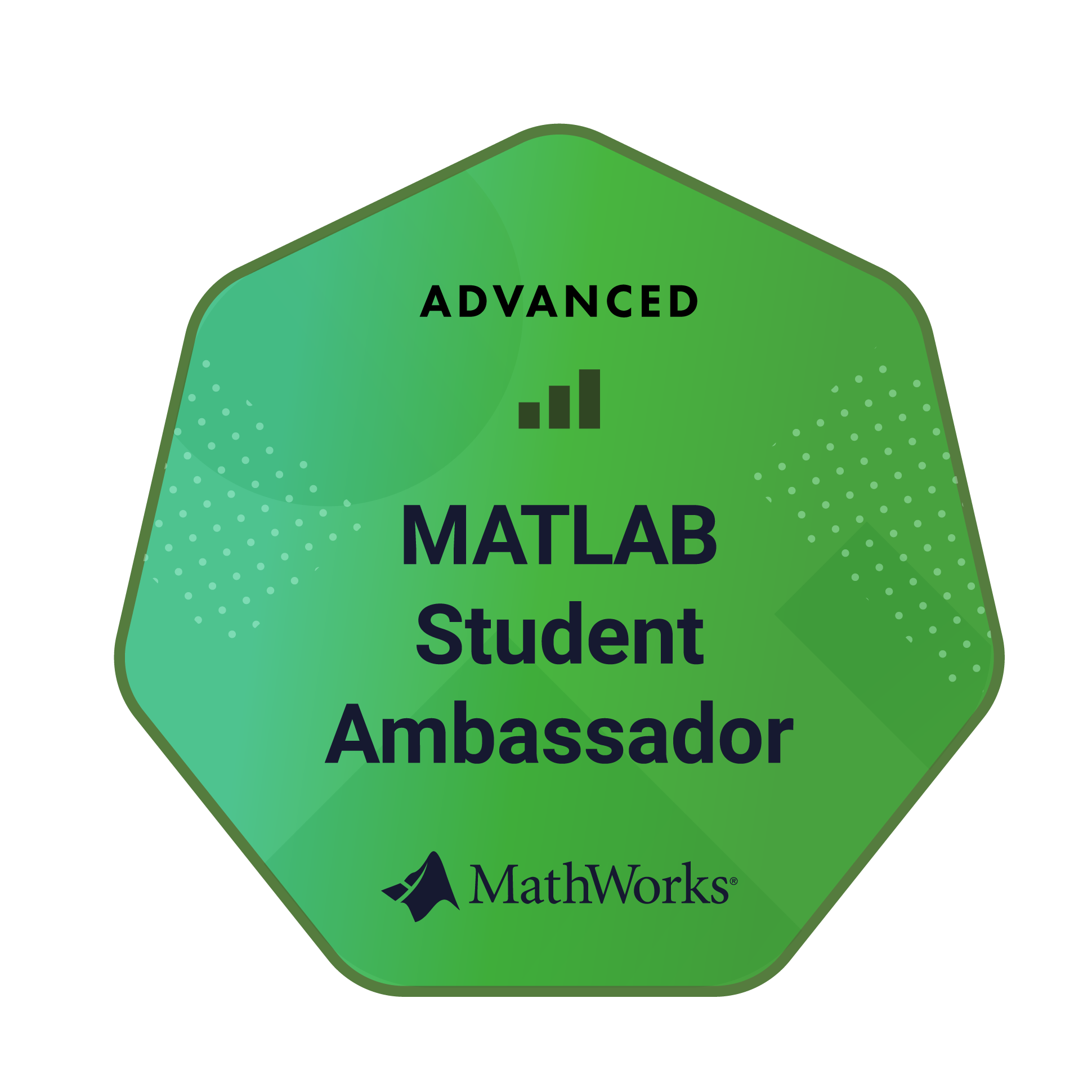 Advanced MATLAB Student Ambassador Credly